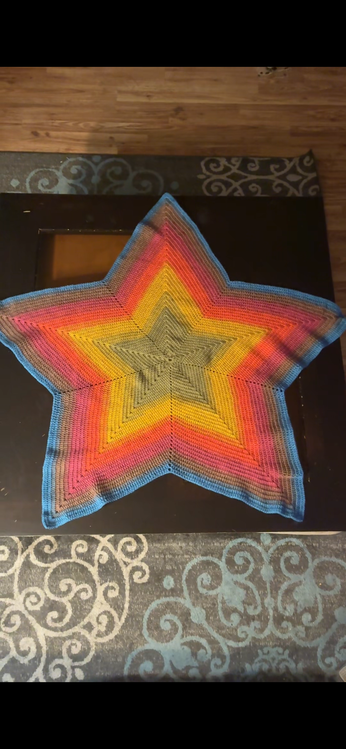 Star Accent/ Lap blanket